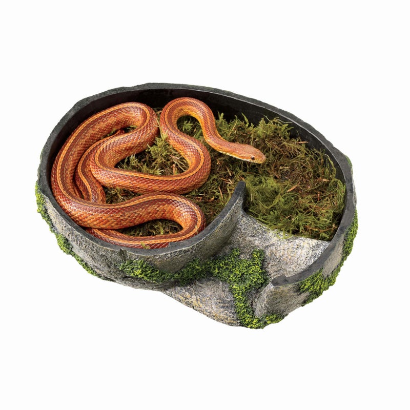 Zilla Pet Terrarium Rock Lair, Reptile Hide for Lizards, Snakes and More, Large - Image 3